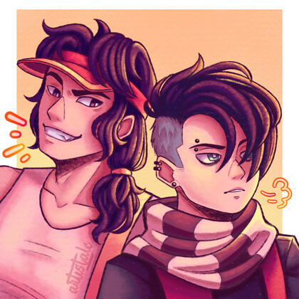 Fang & Edgar (BrawlStars Fanart)